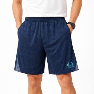 Realtree Blue Athletic Shorts XL
